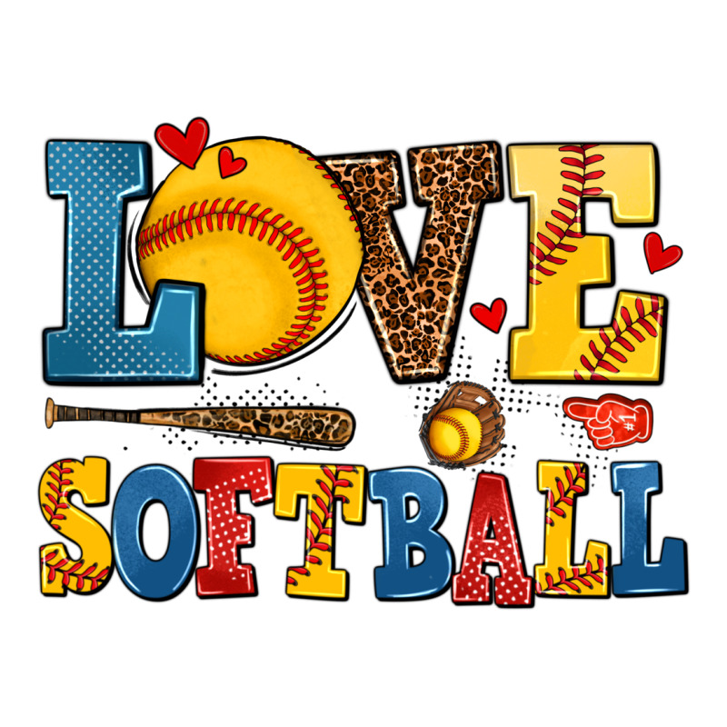 Love Softball Zipper Hoodie by AdoDesignShop | Teevron