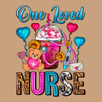 One Loved Nurse Valentines Day Frappe Coffee Vintage Tee | Teevron