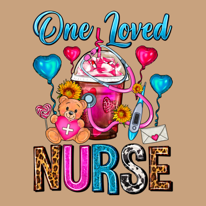 One Loved Nurse Valentines Day Frappe Coffee Vintage Tee by FaDigitalArtStudio | Teevron