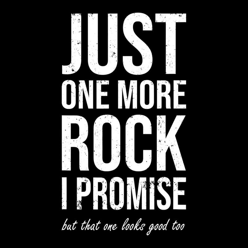 Rockhounds Gear Gift Just One More Rock Funny Rockhounding Ladies Tee by SnappyArt | Teevron