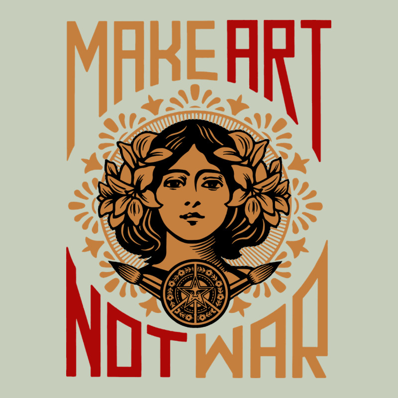 Make Art Not War Symbol Ladies Tee by FloraArt | Teevron