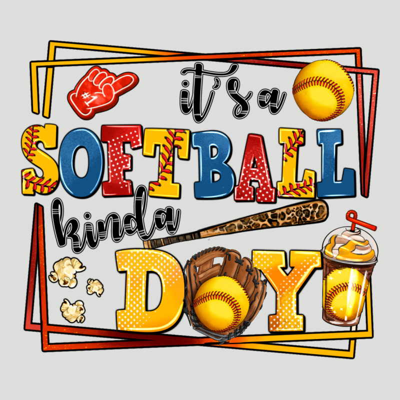 Its A Softball Kinda Day Zipper Hoodie by AdoDesignShop | Teevron