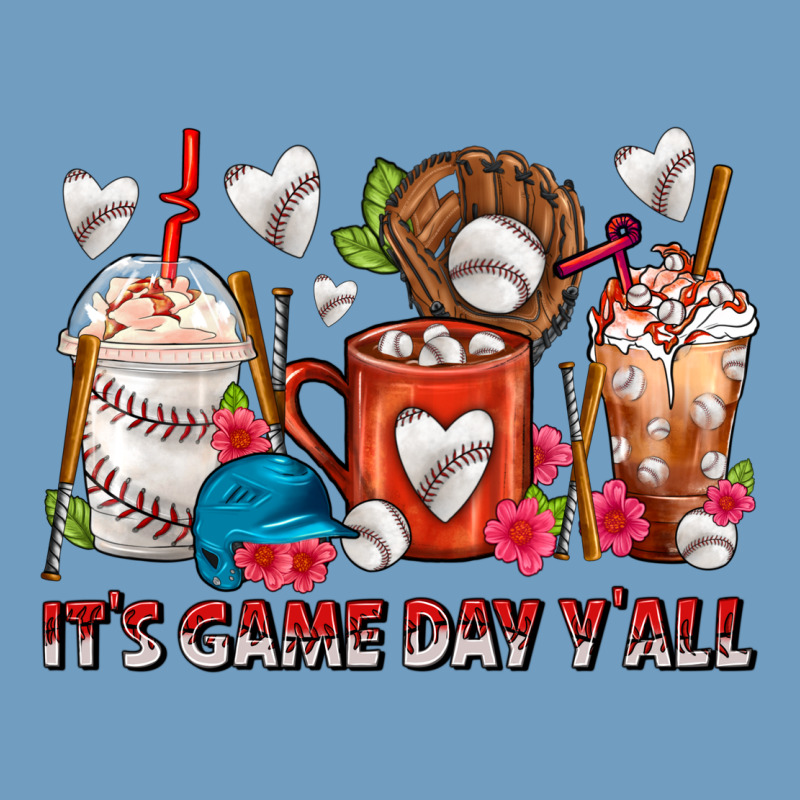 It's Game Day Y'all Baseball Coffee Cups Urban Heavy Tee by FaDigitalArtStudio | Teevron