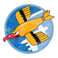 Ww2 91st Bomb Squadron Flying Fortress Soaring Bird Patch Ladies Tee | Teevron