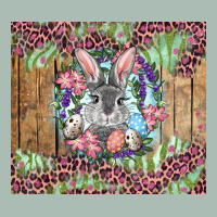 Easter Bunny With Floral Wreath And Leopard Classic Tee | Teevron