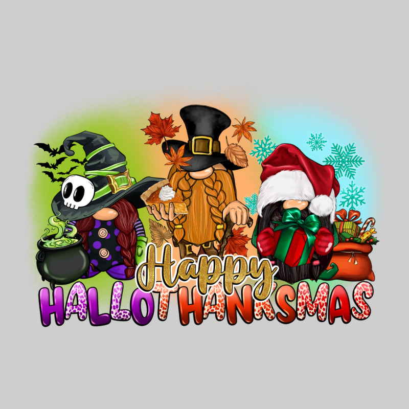 Happy Hallothanksmas Gnomes Premium Tee by CowGirlArtShop | Teevron