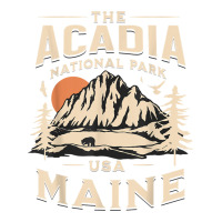 acadia national park maine nature hike outdoors vintage t shirt | Teevron