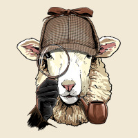 Detective Sheep Lamb Spy Investigator Farmer Sheep Lover 53 Ladies Tee | Teevron