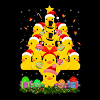 Duck Rubber Duck Christmas Tree Duckie And Quack Christmas 123 Ladies Tee | Teevron