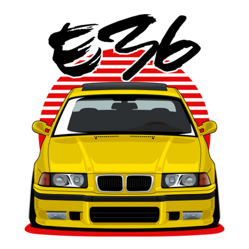 Yellow E36 Ladies Tee by ArtMosaic | Teevron