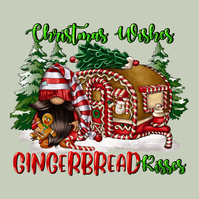 Christmas Wishes Gingerbread Kisses Long Sleeve Tee by FaDigitalArtStudio | Teevron