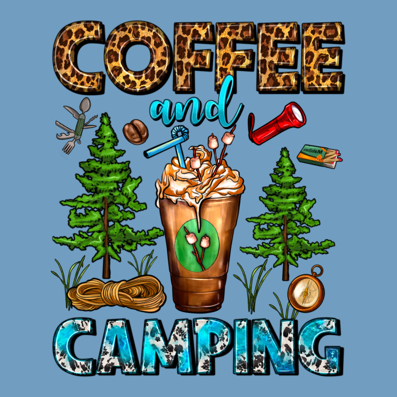 Coffee And Camping Frappe Urban Heavy Tee by FaDigitalArtStudio | Teevron