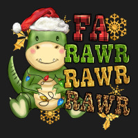 Watercolor T Rex Fa Rawr Rawr Rawr Christmas Classic Tee | Teevron