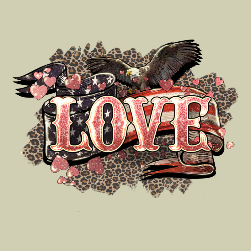 Love America 4th Of July Heavy Core Tee by HowdyJamesFarm | Teevron