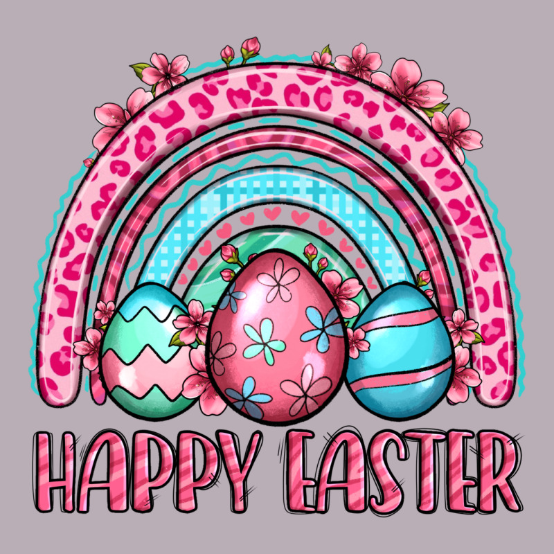Happy Easter Eggs Rainbow Vintage Tee by OliviaCreatesArt | Teevron