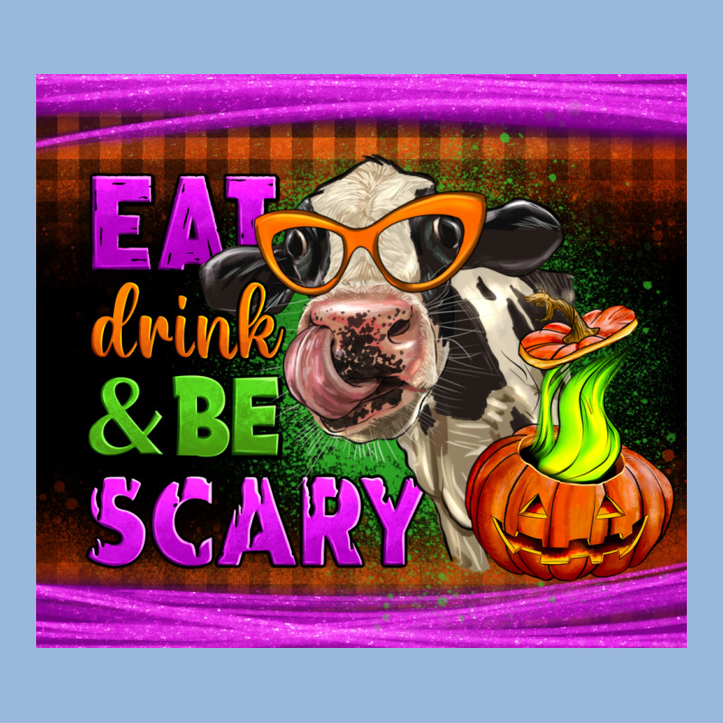 Eat Drink And Be Scary Cow Premium Hoodie by LillyAllenDesigns | Teevron