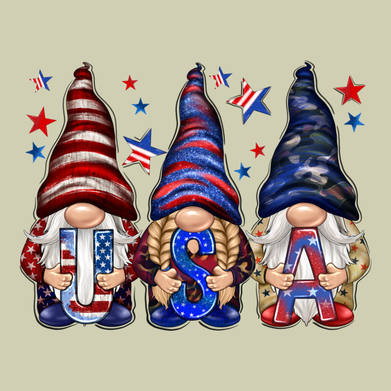 Usa Gnomies 4th Of July Heavy Core Tee by HowdyJamesFarm | Teevron