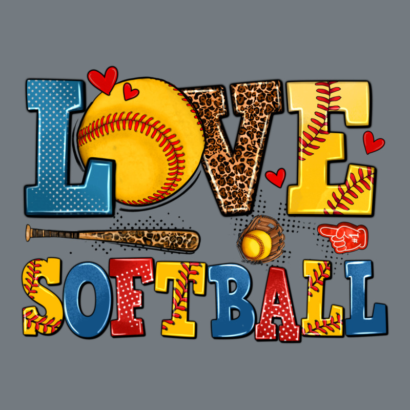 Love Softball Heavyweight Sweatshirt by AdoDesignShop | Teevron