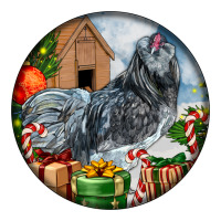 ameraucana rooster christmas | Teevron