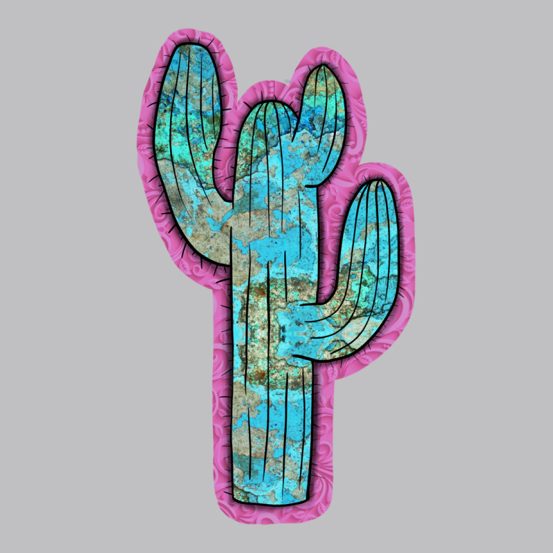 Western Turquoise Cactus Long Sleeve Tee by RanaPortraitStore | Teevron