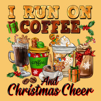 I Run On Coffee And Christmas Cheer Vintage Hoodie | Teevron