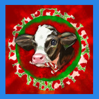 Christmas Holstein Calf Face Premium Hoodie | Teevron