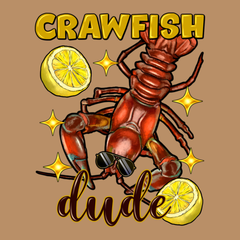 Mardi Gras Crawfish Dude Vintage Hoodie by FaDigitalArtStudio | Teevron