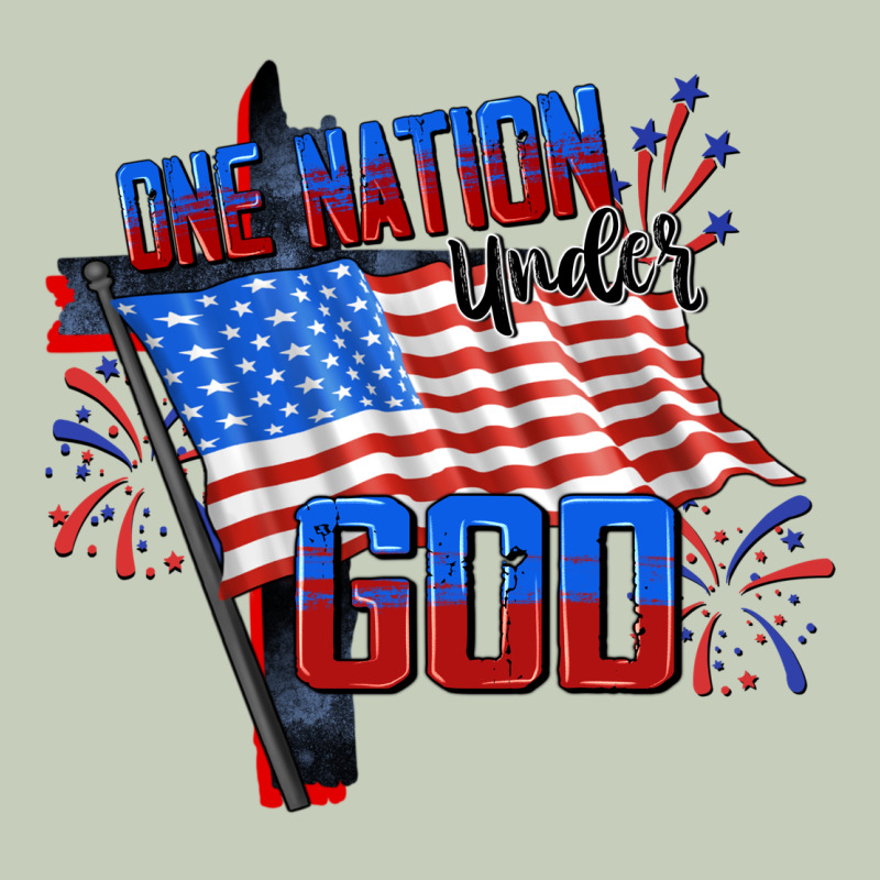 One Nation Under God 4th Of July Ladies Tee by CowGirlArtShop | Teevron