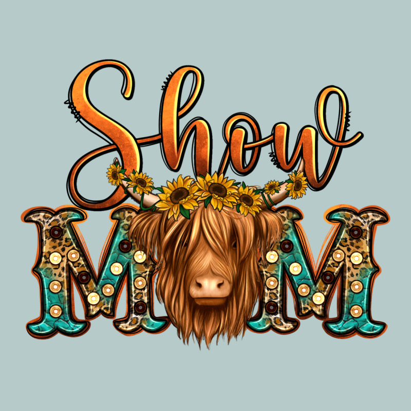 Show Mom Long Haired Cow Heavy Core Tee by Jasminsmagicworld | Teevron