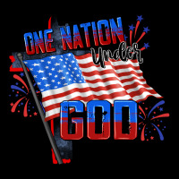 One Nation Under God 4th Of July Ladies Tee | Teevron