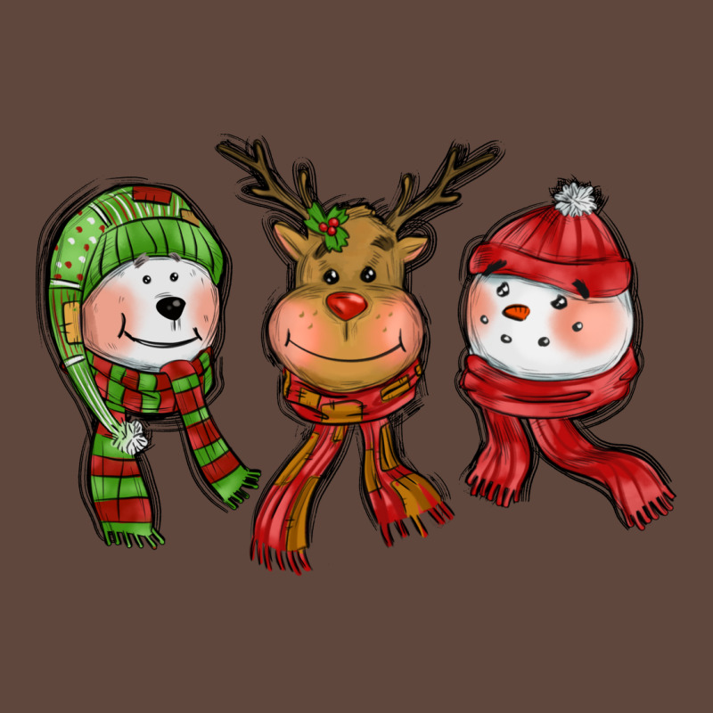 Christmas Reindeer Polar Bear Snowman Classic Tee by CowGirlArtShop | Teevron