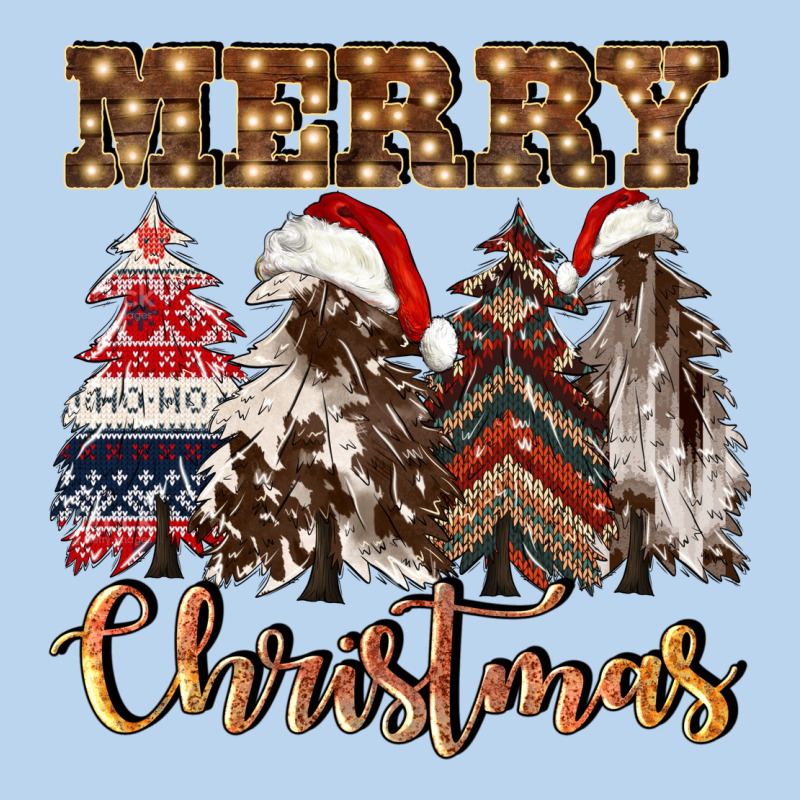 Merry Christmas Trees Classic Tee by CowGirlArtShop | Teevron