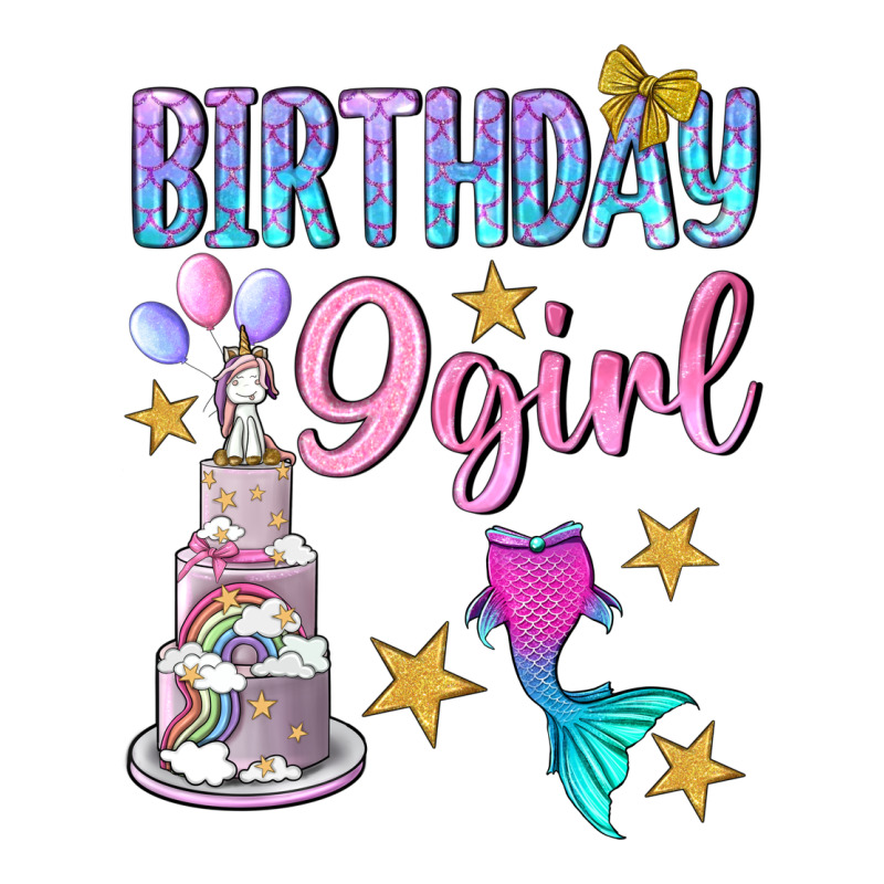 Birthday Girl 9 Long Sleeve Tee by BundleAndBundleShop | Teevron