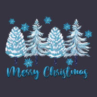 Merry Christmas Blue Trees Vintage Hoodie | Teevron