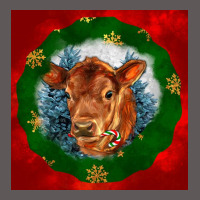 Christmas Red Angus Calf Head Premium Hoodie | Teevron