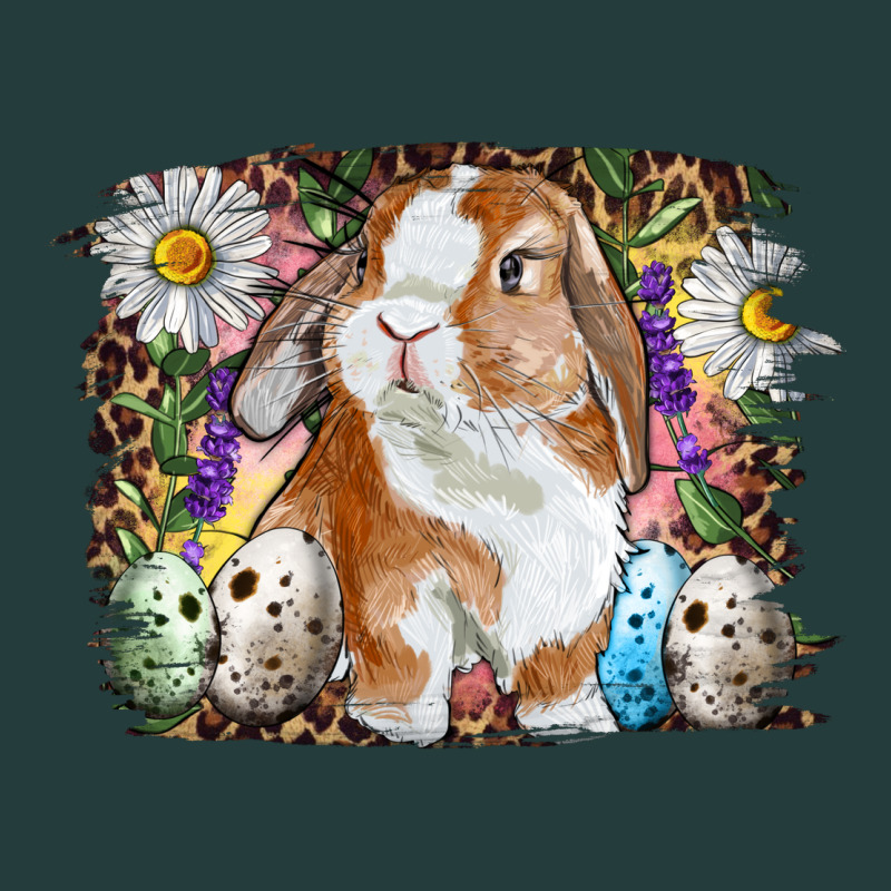 Easter Bunny With Quail Eggs And Daisy Classic Tee by RanaPortraitStore | Teevron