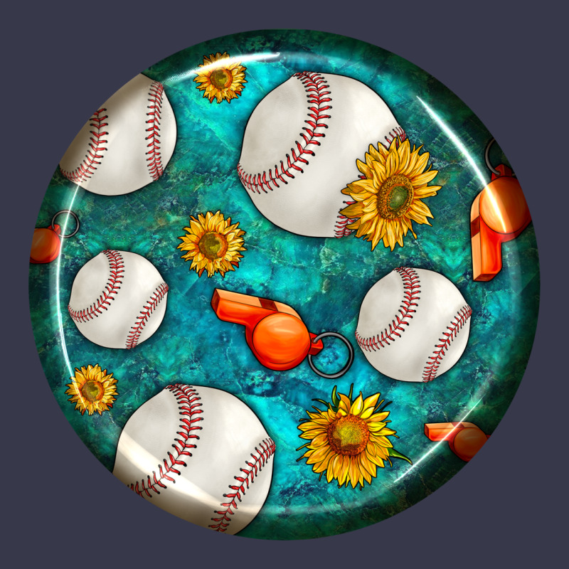 Baseball With Sunflower Round Earrings Long Sleeve Tee by BundleAndBundleShop | Teevron