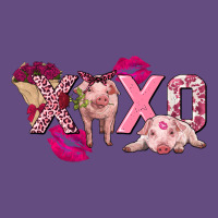 Valentine's Day Pig Xoxo Vintage Hoodie | Teevron