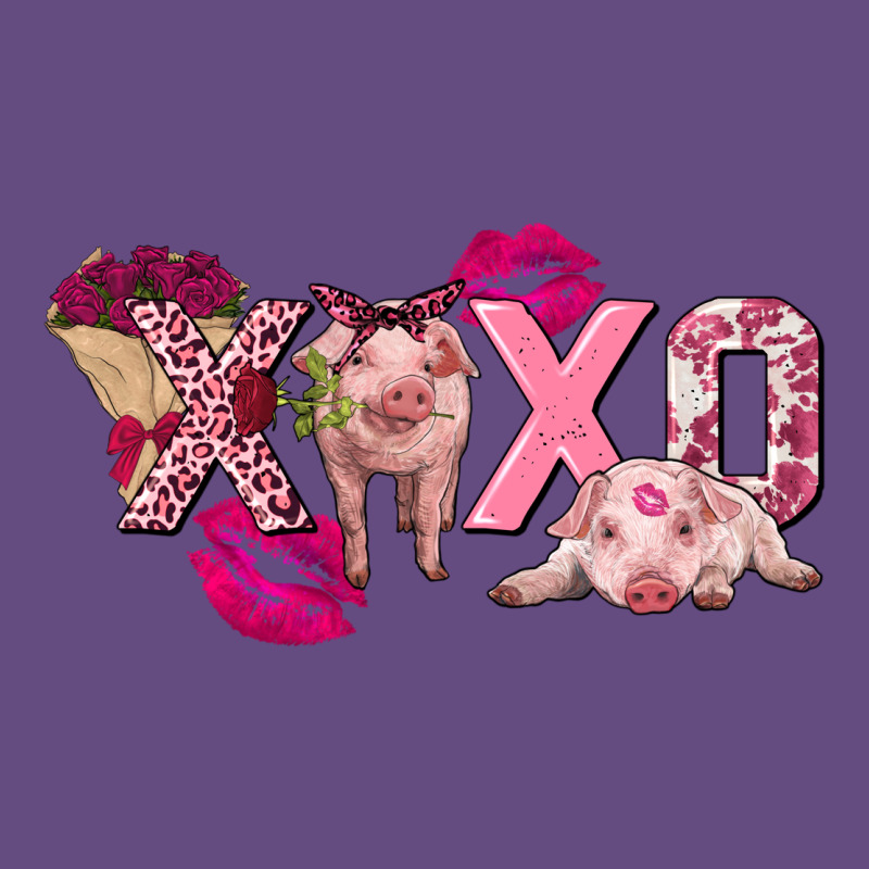 Valentine's Day Pig Xoxo Vintage Hoodie by FaDigitalArtStudio | Teevron