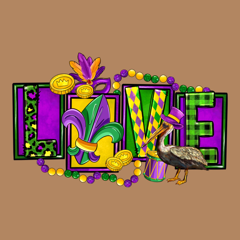 Mardi Gras Love Long Sleeve Tee by FaDigitalArtStudio | Teevron