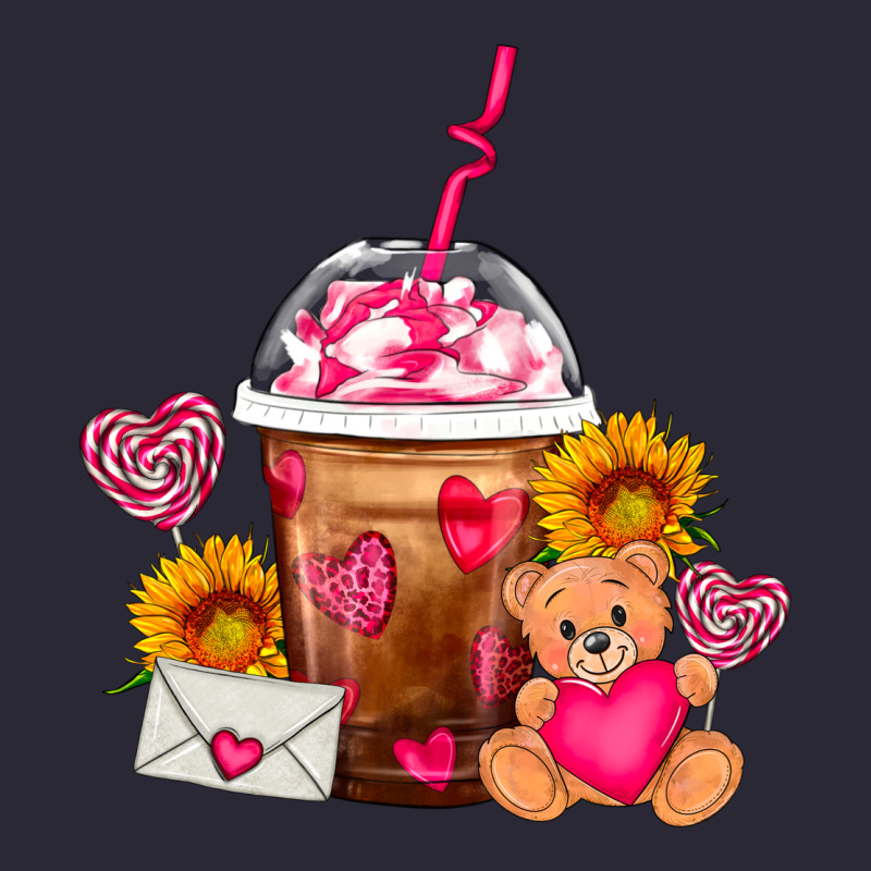Valentines Day Frappe Coffee Vintage Tee by FaDigitalArtStudio | Teevron