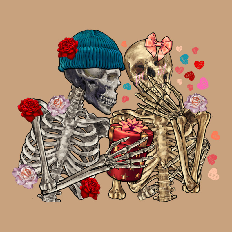 Skeleton Couple Valentine's Day Vintage Tee by FaDigitalArtStudio | Teevron