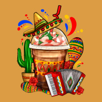 Mexican Frappe With Cactus Sombrero And Maracas Urban Heavy Tee | Teevron