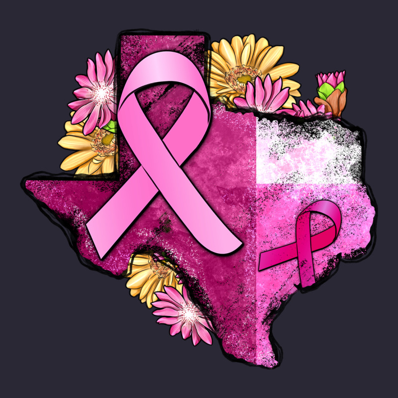 Texas Cancer Awareness Map Vintage Tee by FaDigitalArtStudio | Teevron