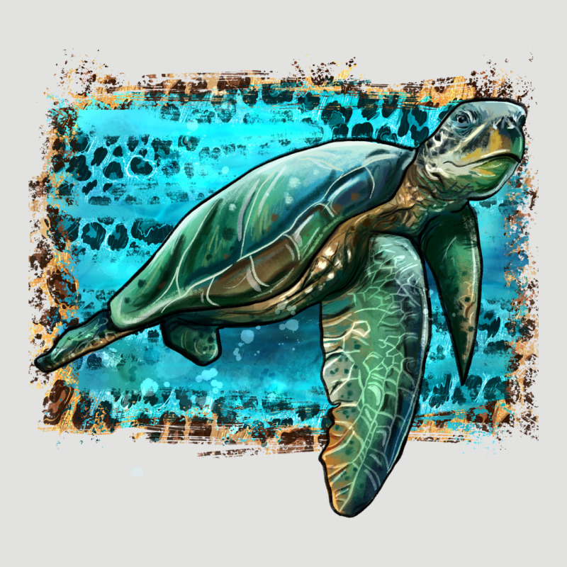 Sea Turtle With Background Classic Tee by Artiststas | Teevron