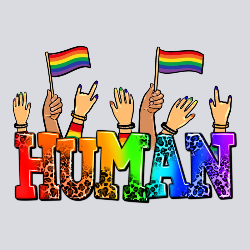 Human With Hands And Pride Flags Zipper Hoodie by AdoDesignShop | Teevron
