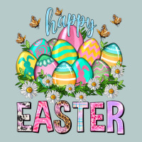 Happy Easter With Eggs Easter Day Heavy Core Tee | Teevron