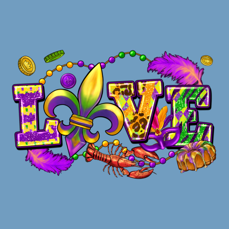 Love Mardi Gras Urban Heavy Tee by FaDigitalArtStudio | Teevron