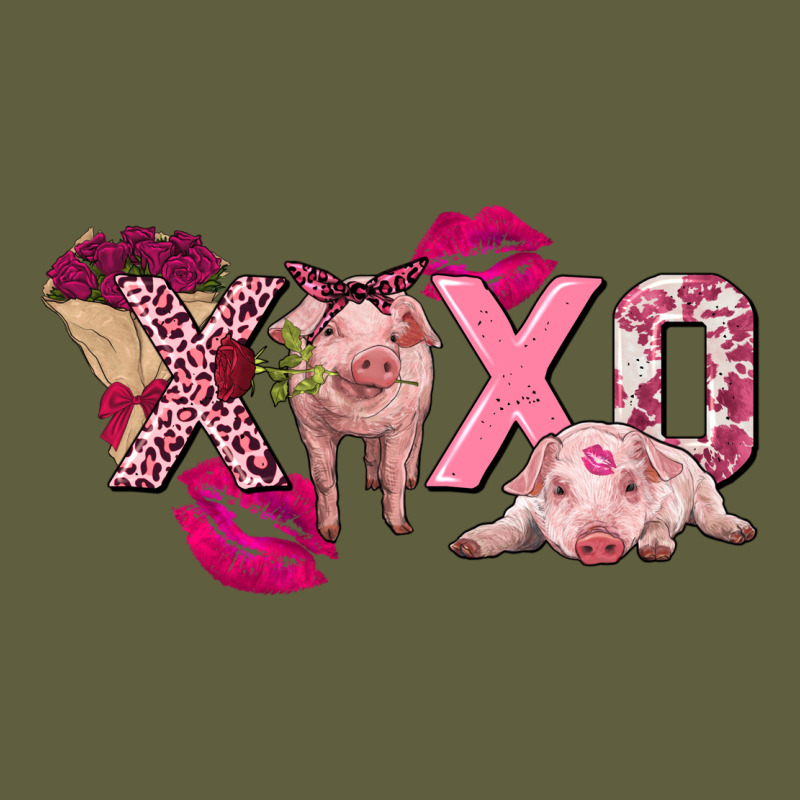Valentine's Day Pig Xoxo Vintage Tee by FaDigitalArtStudio | Teevron