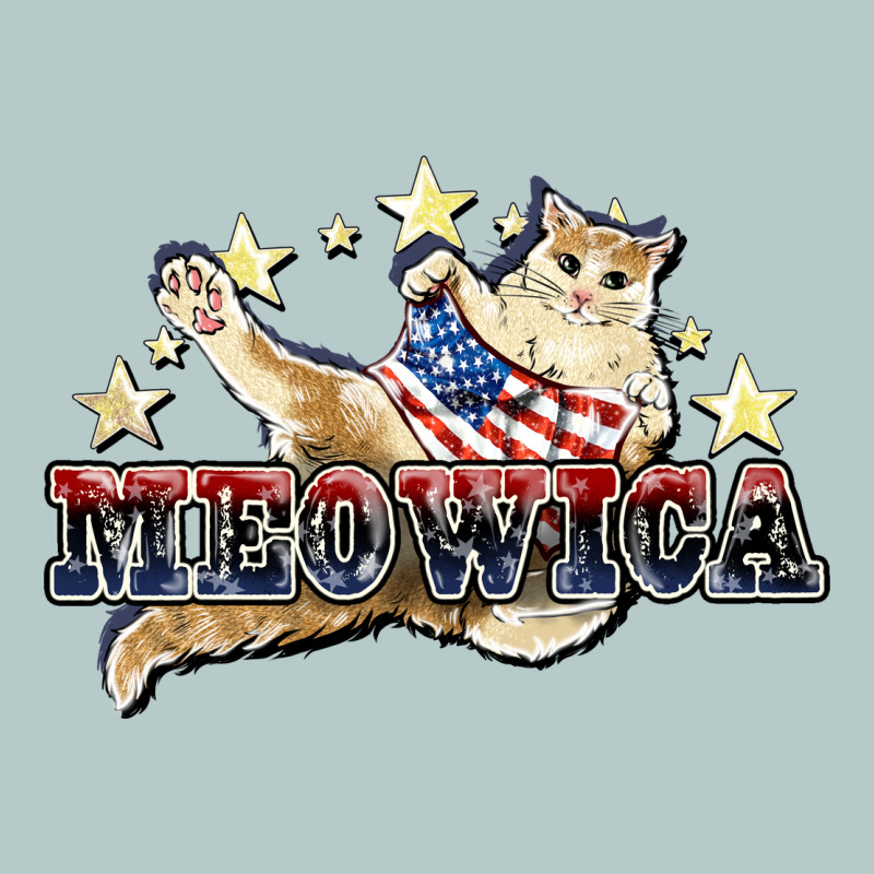 Meowica Cat 4th Of July Heavy Core Tee by HowdyJamesFarm | Teevron